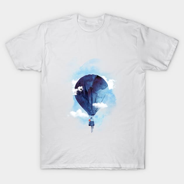 Bye Bye Balloon T-Shirt by astronaut